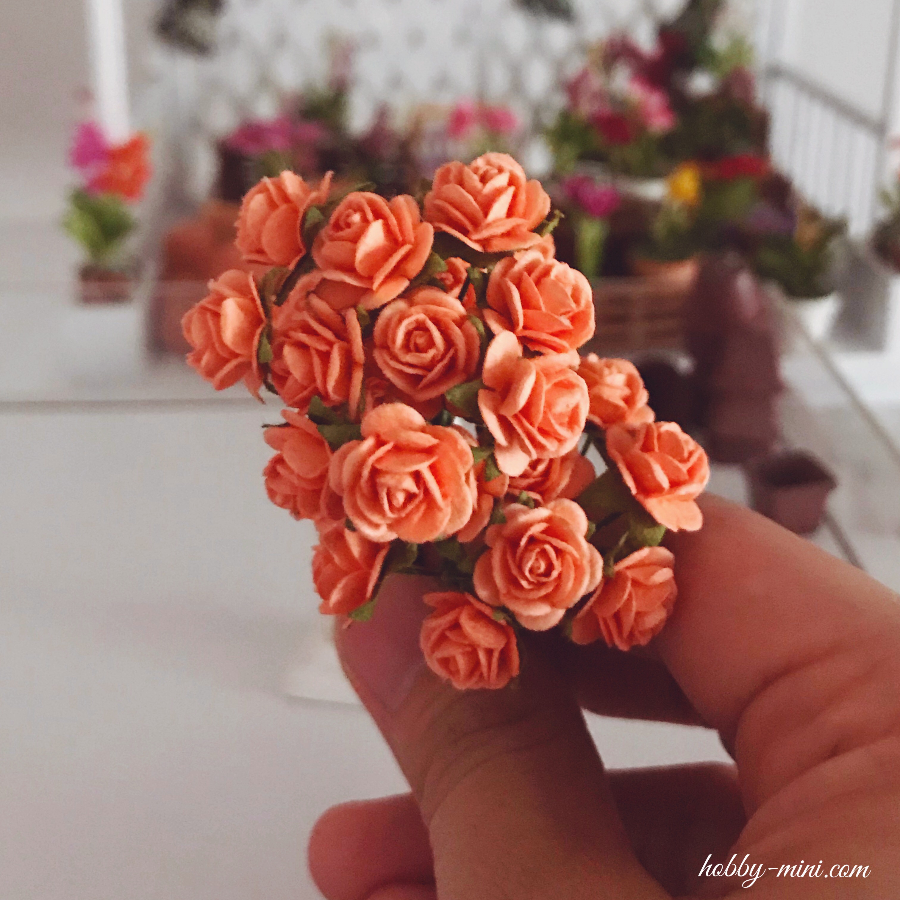 ดอกกุหลาบจิ๋ว 10 ดอก
