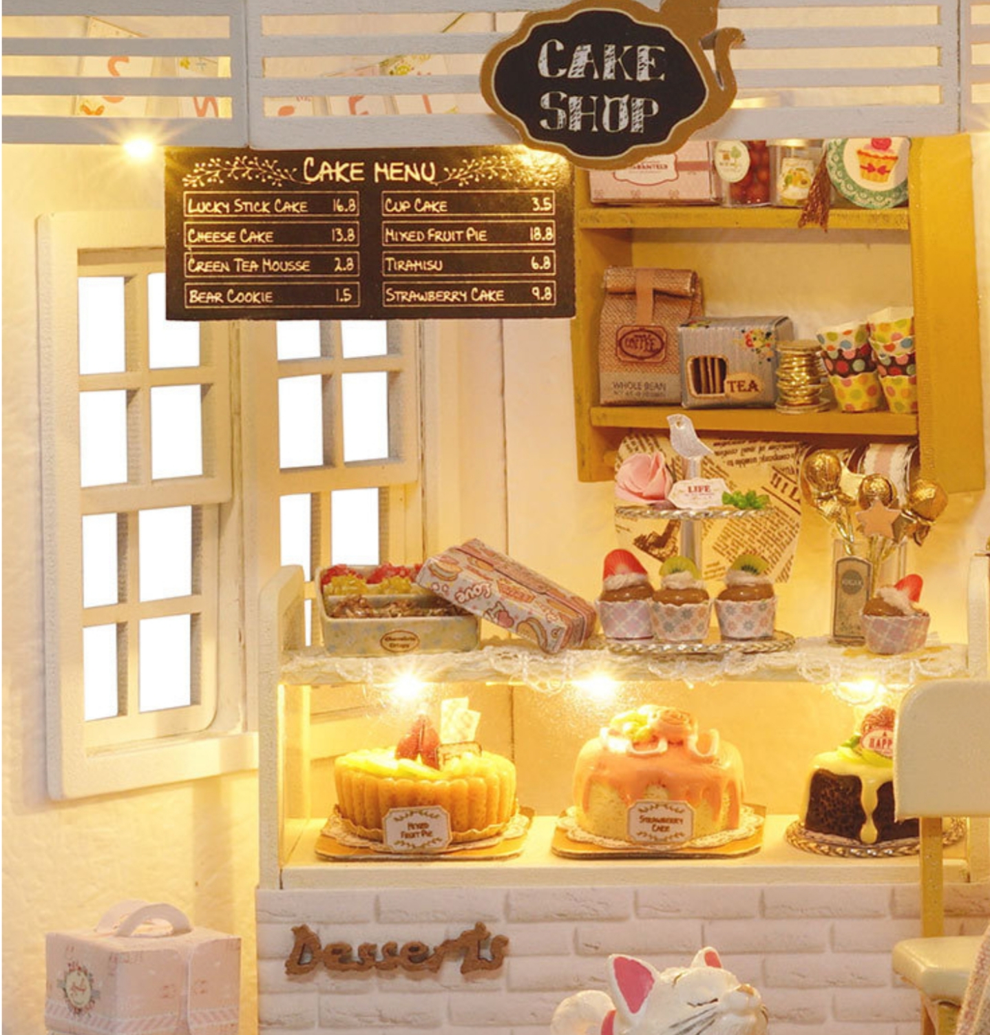 โมเดลจำลองร้านเบเกอรี่จิ๋ว งานDIY ชุด Bakery of the world lover สำหรับนักสะสมโมเดลและเป็นของขวัญชิ้นพิเศษ