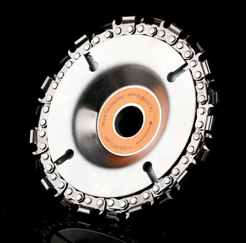 ใบเลื่อยฟันโซ่ 4 นิ้ว ใบเลื่อยโซ่ ใบเลื่อยฟันโซ่ ตัดโซ่เลื่อยไม้เครื่อง สำหรับเครื่องเจียร์ หินเจียร์