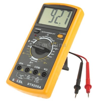 Digital LCD Voltmeter Ammeter Ohmmeter Multimeter Volt AC DC Tester meter