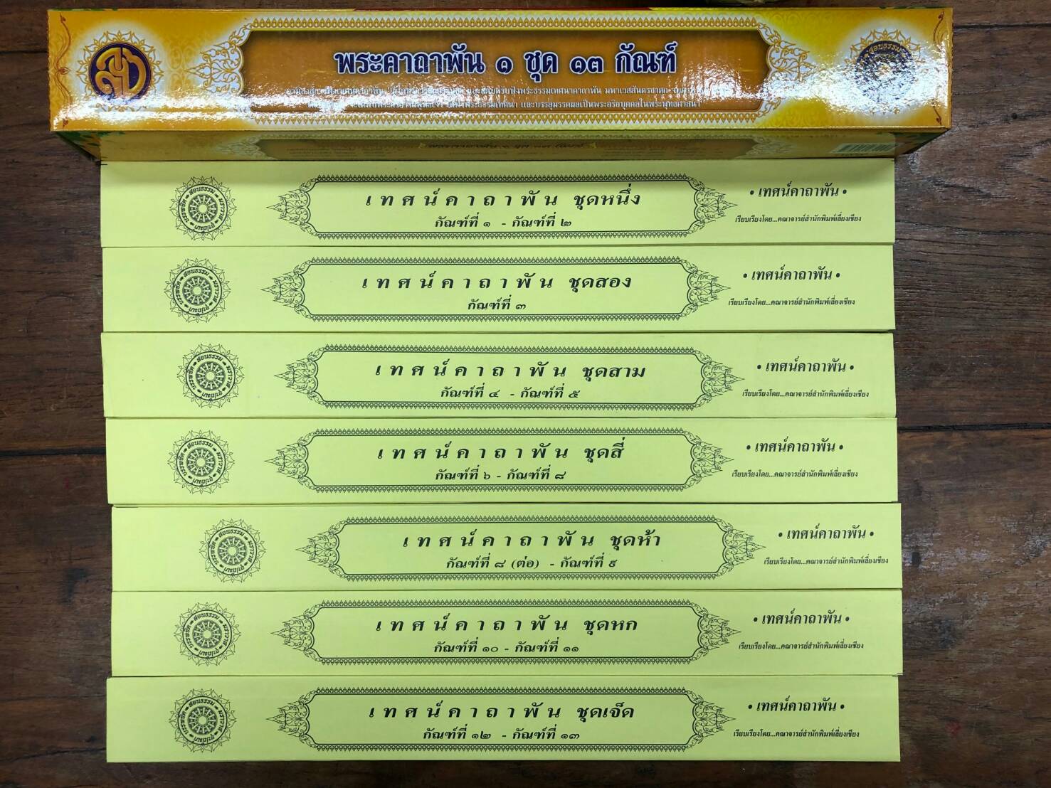 คัมภีร์เทศน์ ชุดพระคาถาพัน ๑ ชุด ๑๓ กัณฑ์
