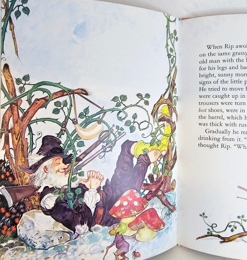 Vintage Rip Van Winkle Washington Irving Award Classic Tale (hardcover)