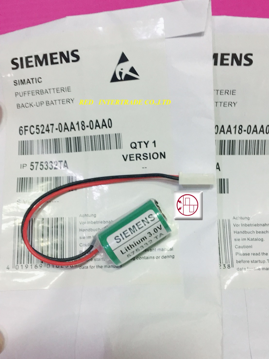 Lithium Battery 6FC5247-0AA18-0AA0 Puffer-battery back up Battery 575332TA