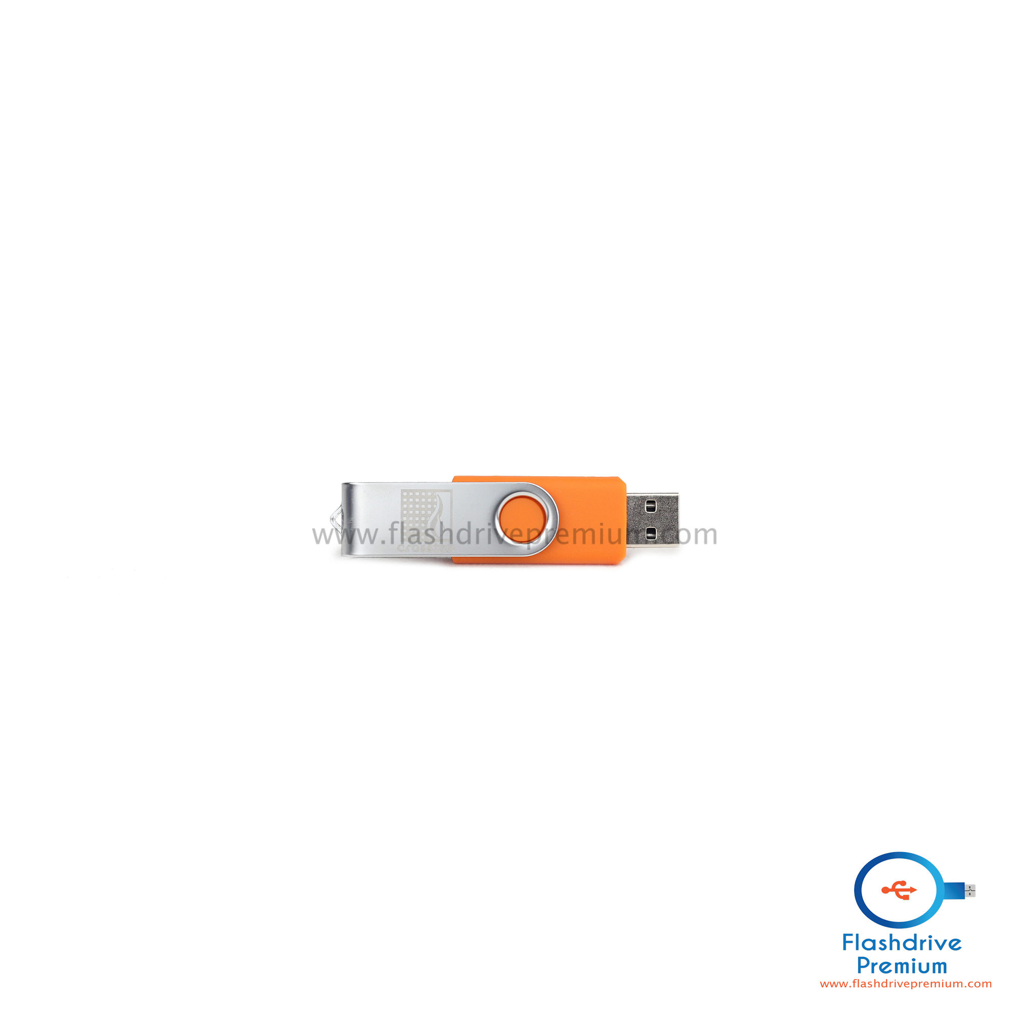 แฟลชไดร์ฟพลาสติก ฝาหมุน (USB Premium)