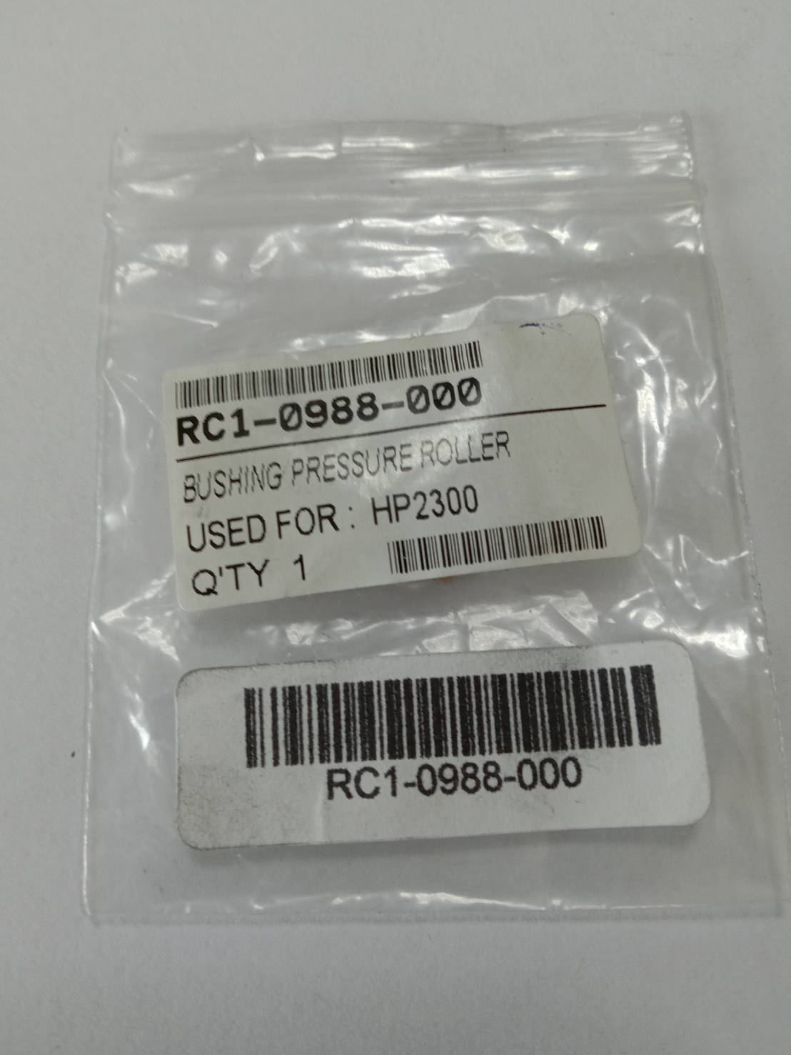 HP RC1-0988-000 บูชลูกยางความร้อน BUSHING PRESSURE ROLLER FOR HP LaserJet 2300/2400/2420/2430/P3005/M3027/M3030/M3035 300 กรัม