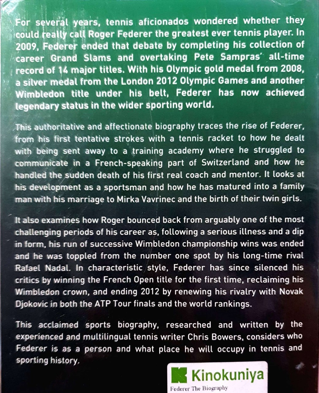 FEDERER. : Biography (Swiss tennis player)