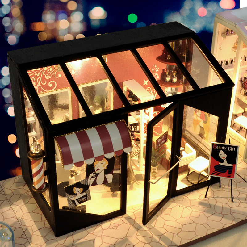 ร้านซาลอนจำลอง ร้านทำผมจำลองModel salonเหมาะสำหรับผู้ที่ชอบการสะสมและนำไปเป็นของขวัญที่ระลึก