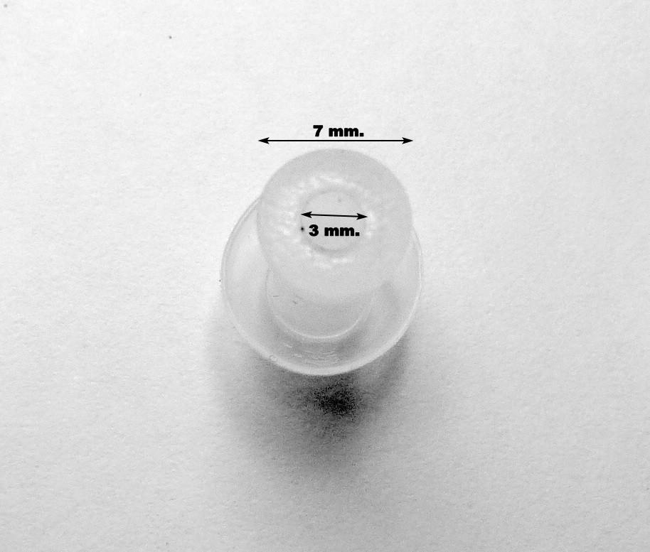 จุกยางขนาดกลางสำหรับเครื่องช่วยฟัง Eartip M