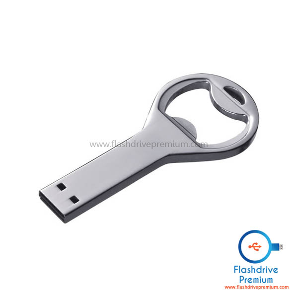แฟลชไดร์ฟโลหะรูปที่เปิดฝาขวด (Metal Classic Flash Drive)