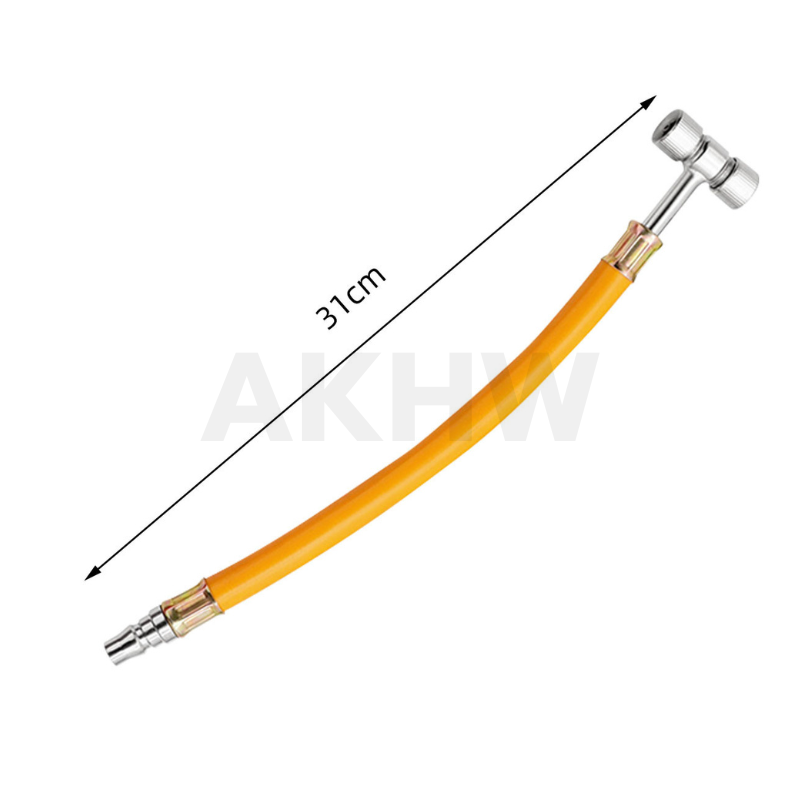 หัวเติมลมแบบสายอ่อน 2 ทาง KingsMan ความยาว 30 cm [ขายปลีก/ส่ง]