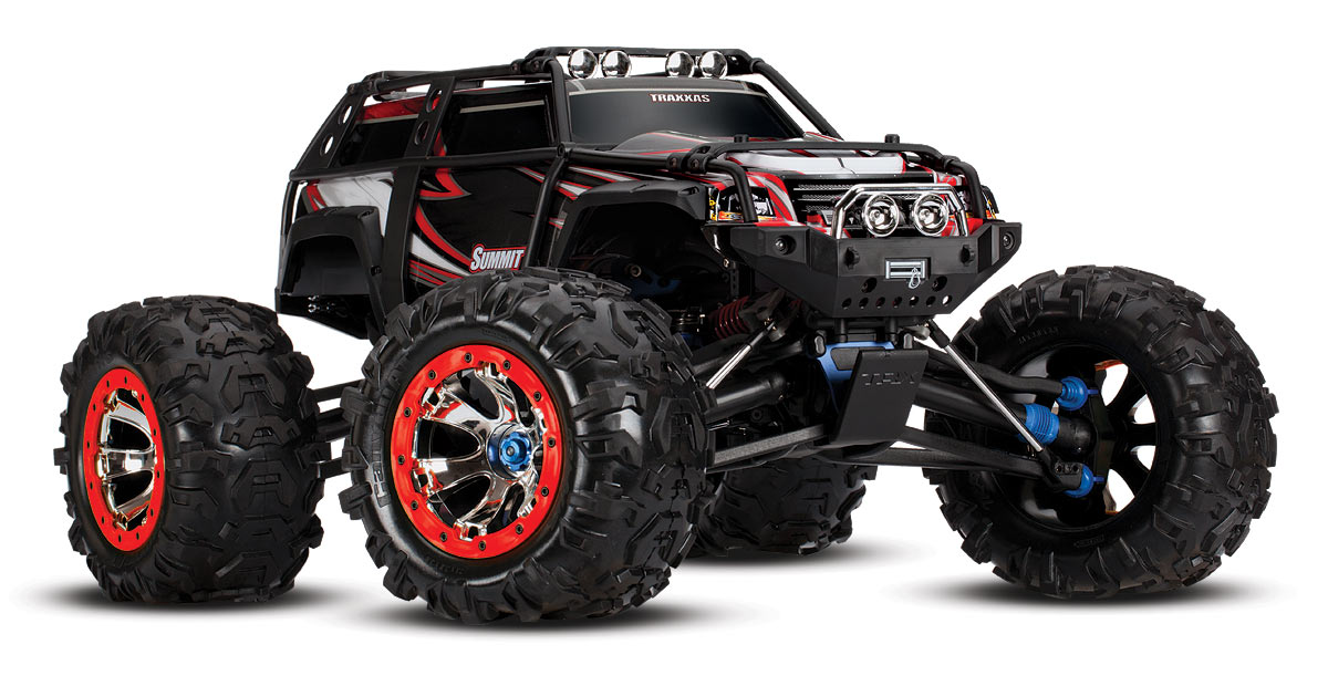 Summit: 1/10 Scale 4WD Electric Extreme Terrain Monster Truck with TQi Traxxas Link Enabled 2.4GHz Radio System [ RTR ]