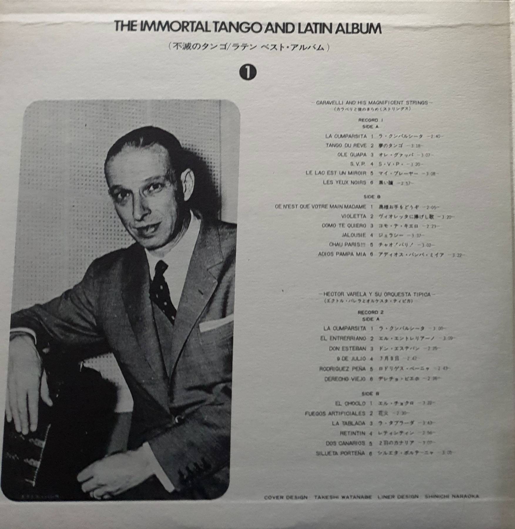 2LP, Vinyl, The Immortal Tango and Latin Album (1982s)