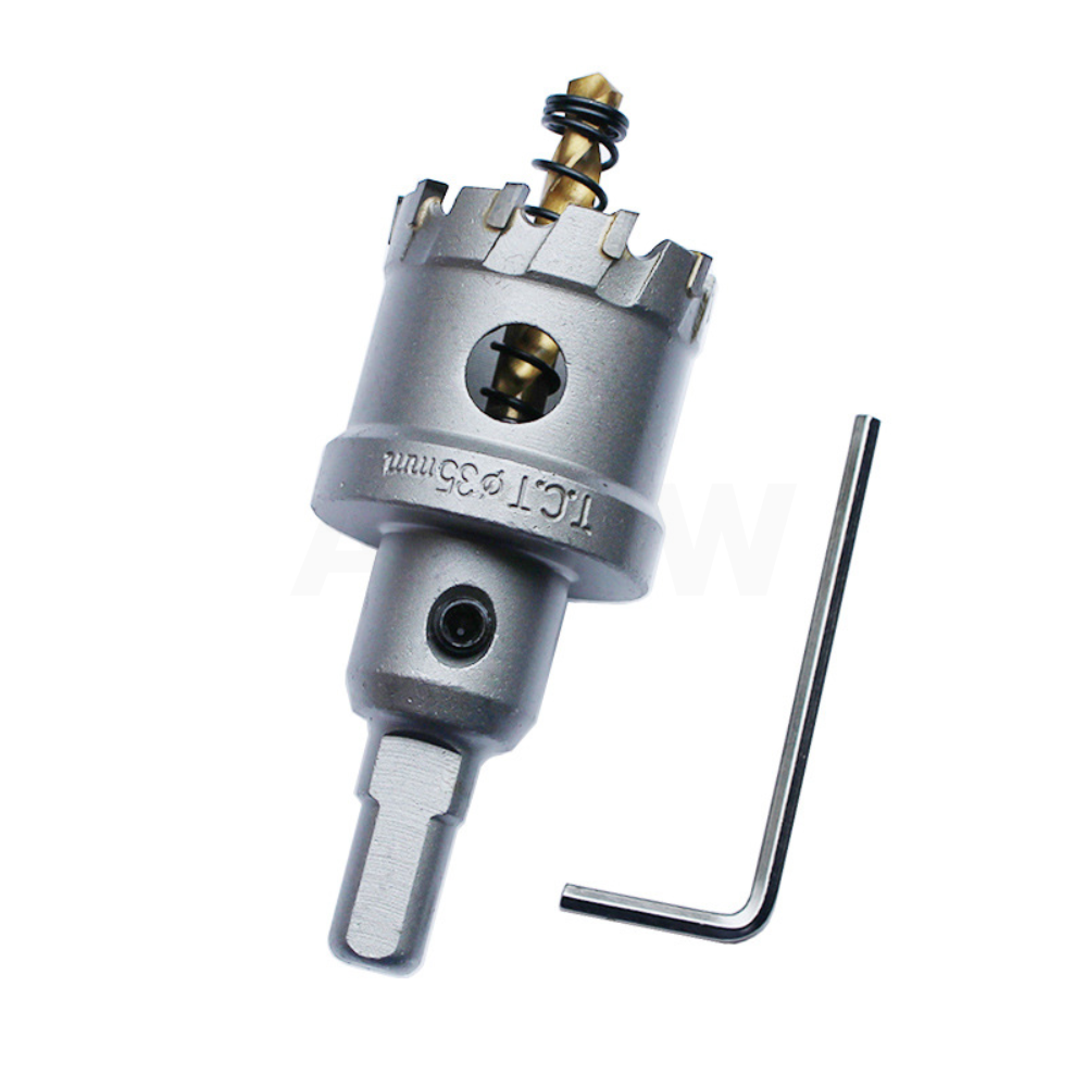 โฮลซอเจาะเหล็กหนาฟันคาร์ไบด์ T.C.T ยี่ห้อ KingsMan เจาะเหล็กหนา สแตนเลส อลูมิเนียม พลาสติก [ขายปลีก/ส่ง ราคาถูก]