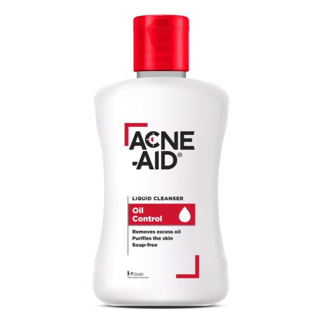 Acne-aid oil control สีแดง🌺 สำหรับคนเป็นสิว 👍 100ml.