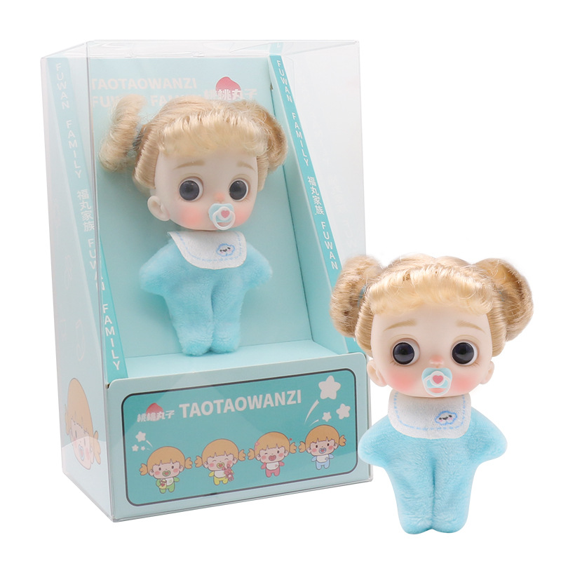 ตุ๊กตาเด็กผู้หญิง OB11 เสียงสั่นระเบิด ลูกพีช ลูกพีช ของขวัญชิ้นเล็ก ๆ ของเล่นแต่งตัว ตุ๊กตาตุ๊กตา ตกแต่งเดสก์ทอป