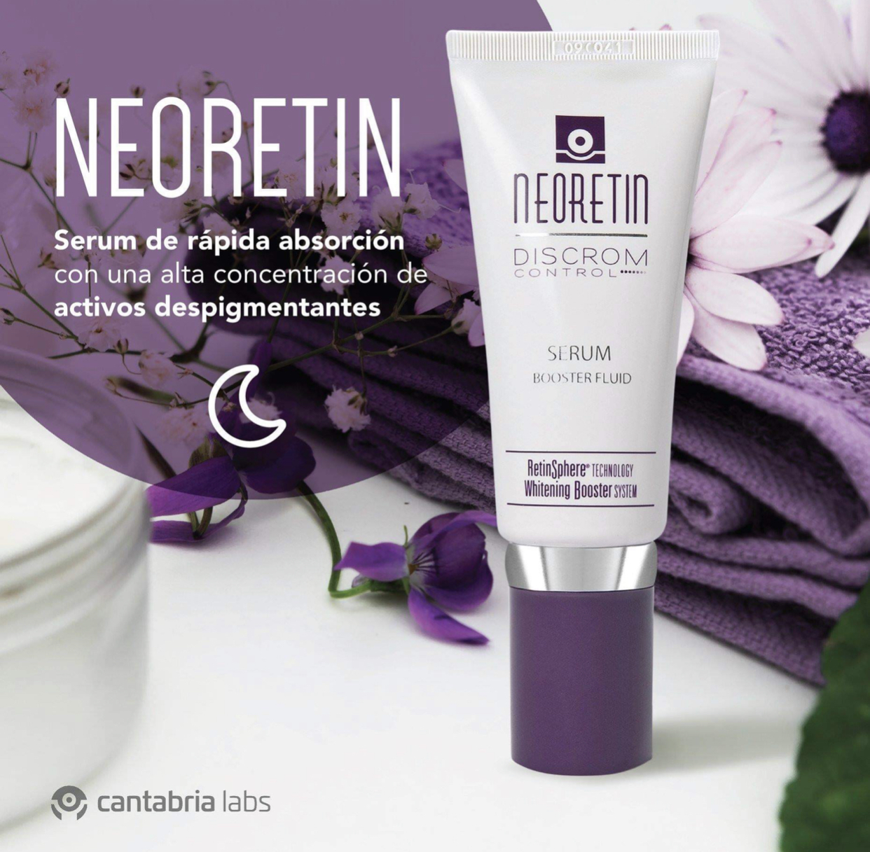 NEORETIN DISCROM CONTROL SERUM ขนาด 30 ml. ผิวขาวกระจ่างใส ฝ้า กระ จุดด่างดำลดเลือนลง