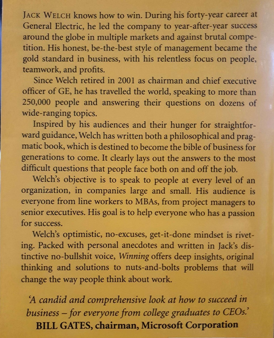 Jack Welch with Suzy Welch. : WINNING