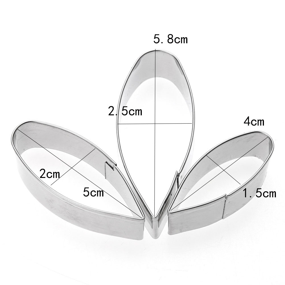 อุปกรณ์แม่พิมพ์ดอกไม้สแตนเลสดอกเยอบีร่า Sunflower Petal Cutters Set A 374 กลีบแม่พิมพ์สำหรับงานปั้นดอกไม้ดินไทย เกาหลี ญี่ปุ่น งานพิมพ์ขนมเค้ก ขนมคุกกี้
