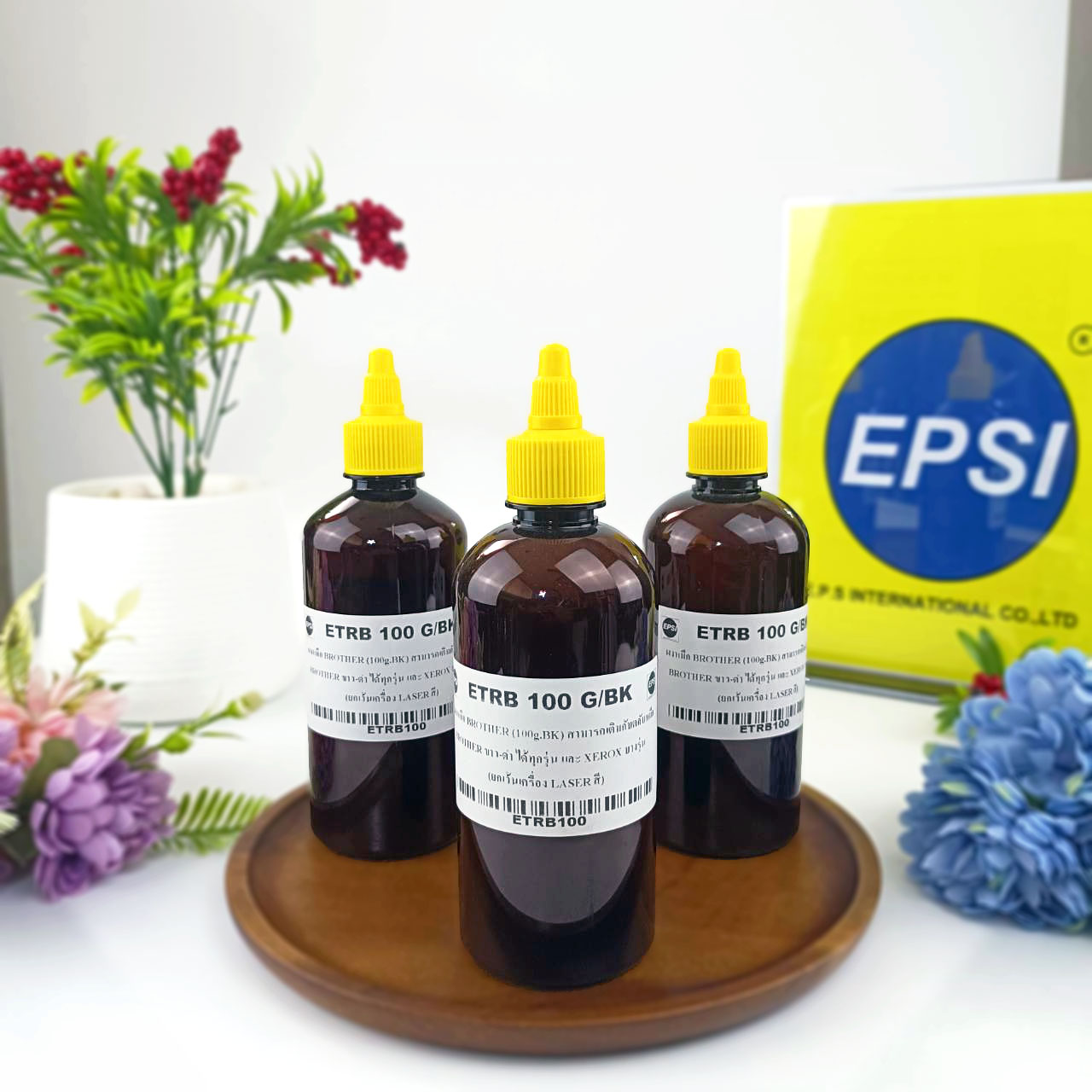 BROTHER ETRB100 ผงหมึกเติมสีดำยี่ห้อเอ็กเพรสสำหรับเครื่องพิมพ์บราเดอร์ ขนาด 100 กรัม BROTHER EXPRESS TONER REFILL MONOTONER 100G/BK-003 300 กรัม