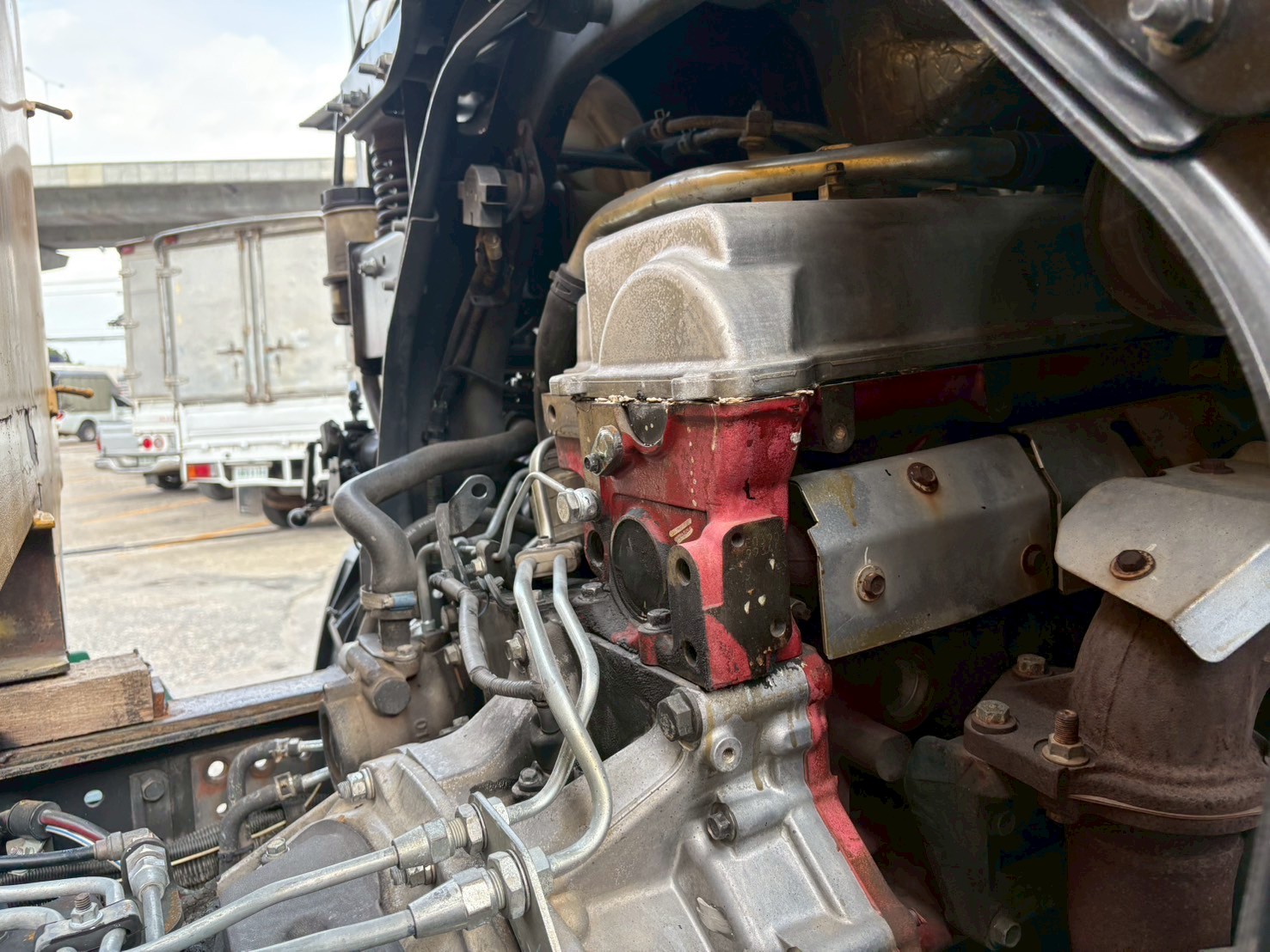 10ล้อพื้นเรียบHINO VICTOR 344 ปี59ย.6.5 เมตร