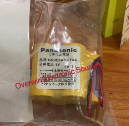 Battery Panasonic BR-2/3AGCT4A 6V PLC brown Plug