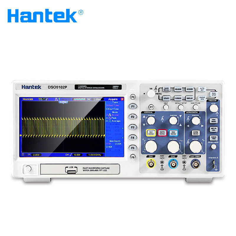 Hantek dso5102p 100mhz digital oscilloscope