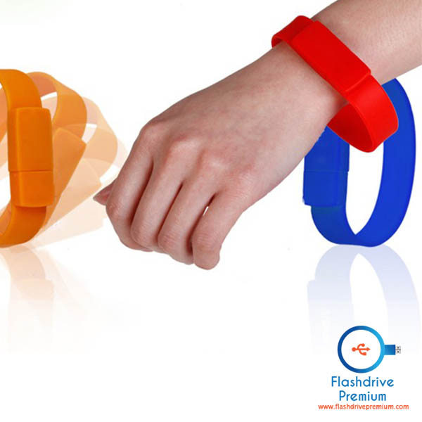 แฟลชไดร์ฟริสแบนด์ (USB Wristband) : V2