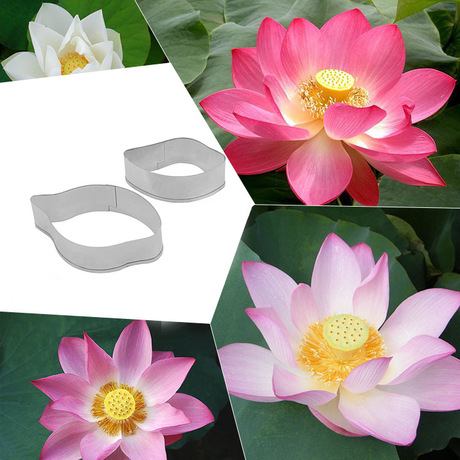 แม่พิมพ์กลีบบัวเครื่องมือสร้างแบบจำลองA334 Lotus Cutterดอกบัวสแตนเลสสำหรับงานประดิษฐ์ดินไทยดินญี่ปุ่นชุดดอกบัวบาน