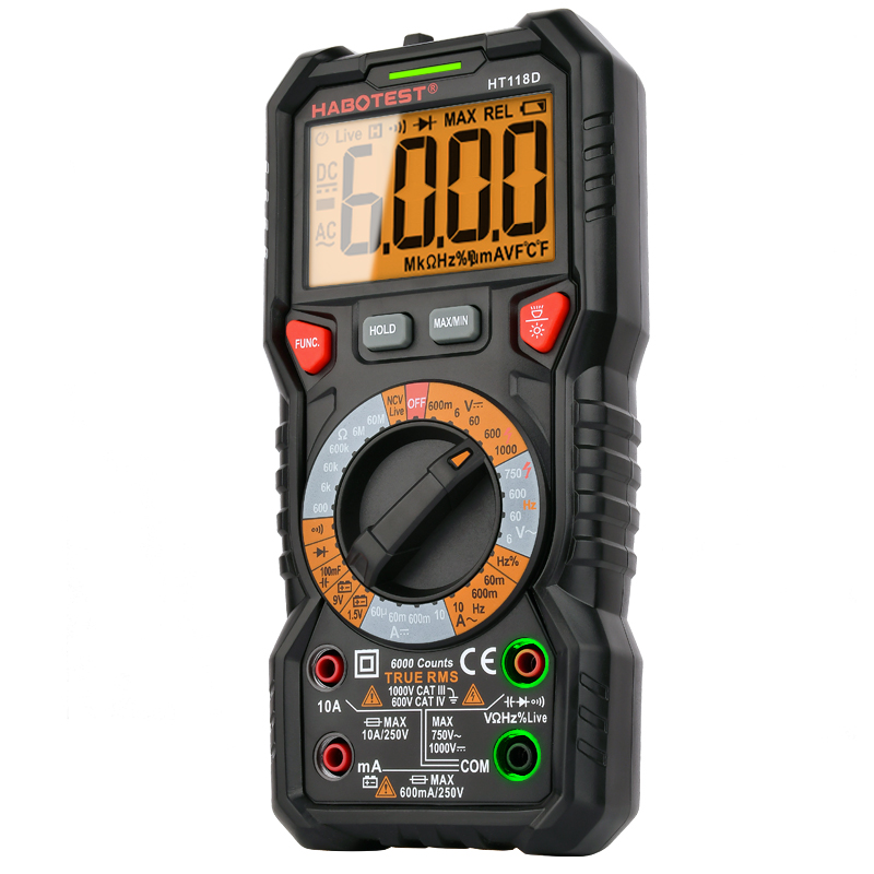 HABOTEST HT118D Digital Multimeter Auto Range