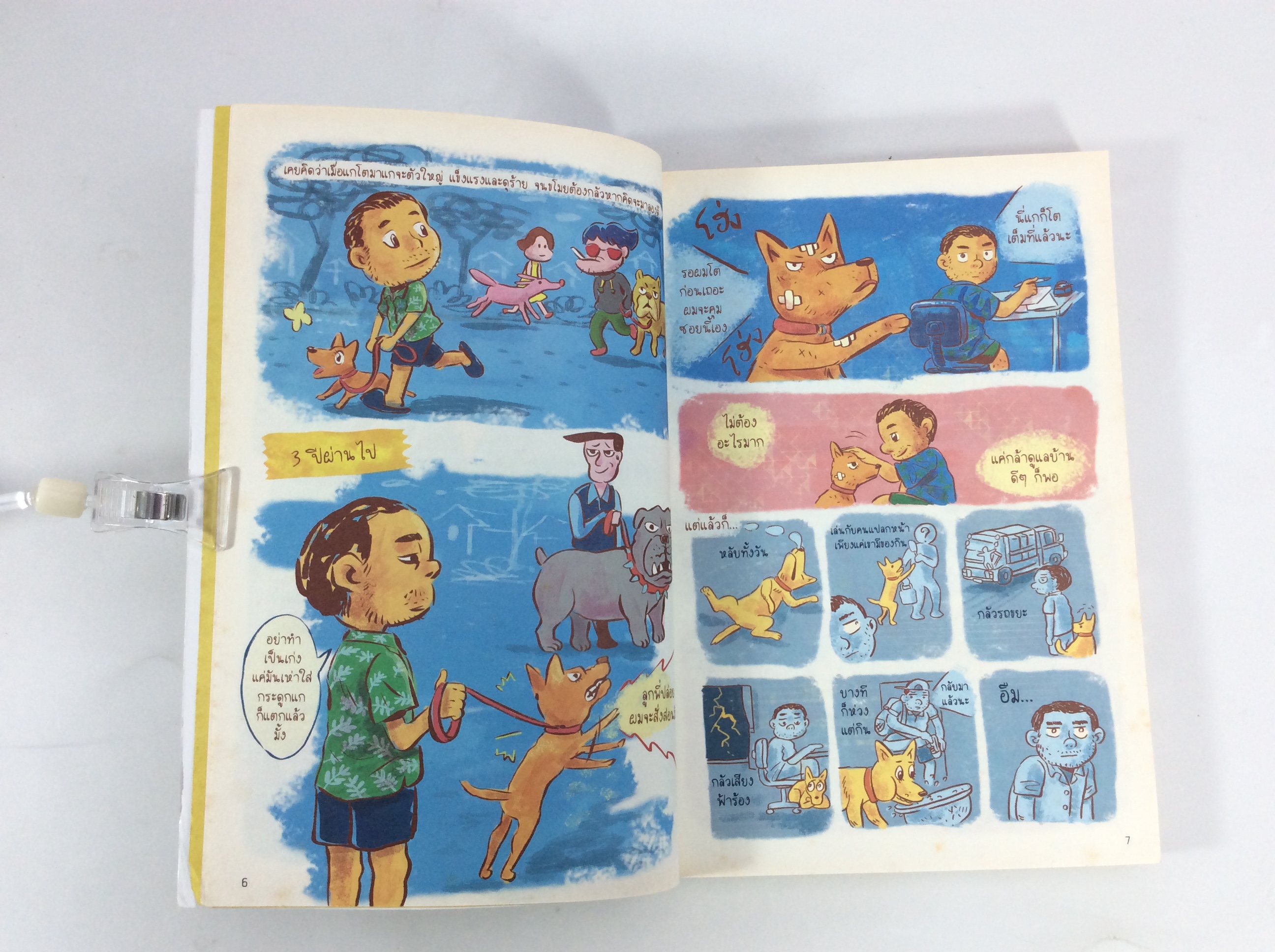 Dog Eye View มุม-มอง-หมา การ์ตูน หนังสือ วัยรุ่น ไลน์สไตส์ นิยายภาพ