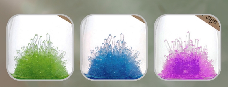 ของเล่นวิทยาศาสตร์ปลูกต้นไม้เพชรคริสตัลสีแดงเหมาะสำหรับการทดลองน้องๆวัยเรียนรู้