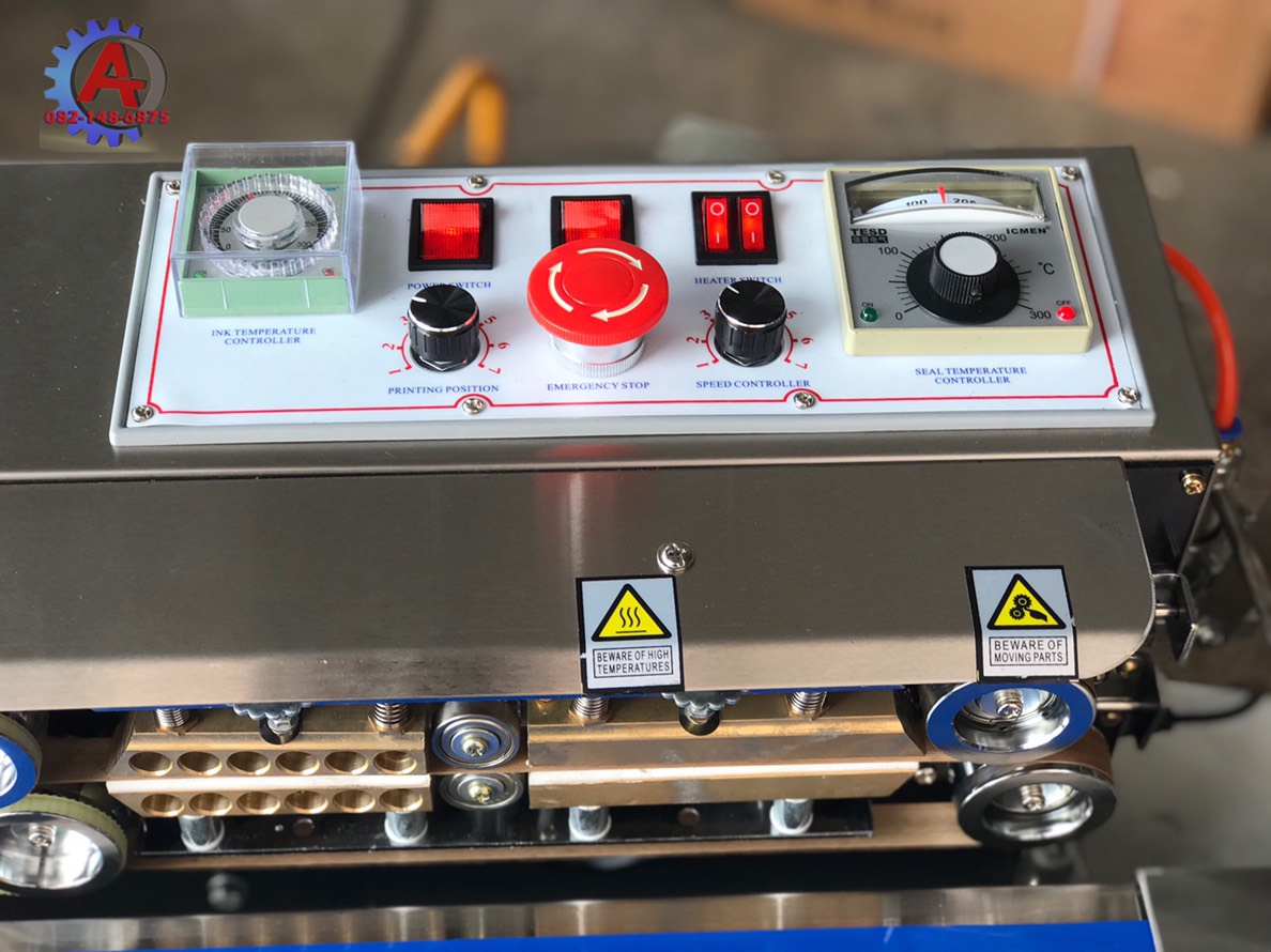 เครื่องซีลสายพานแนวนอน Brother FRD 1000 W แบบพิมพ์วันที่ (ดิจิตอล)