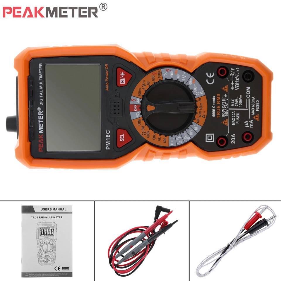 Multimeter Digital Peakmeter PM18C