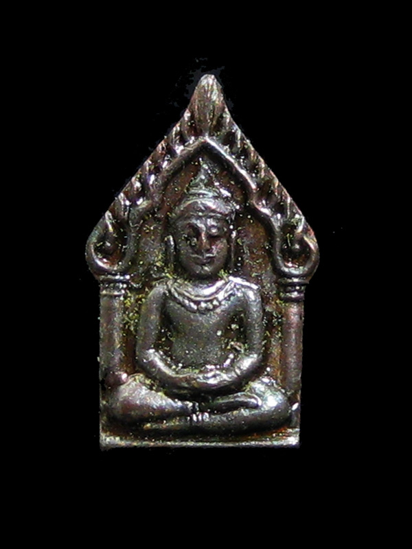 (8) พระขุนแผนยอดขุนพลจิ๋ว ลพ.สาคร เนื้อสัตตตะโลหะ ปี ๓๓ คลุกสีผึ้งหลวงปู่แก้ว