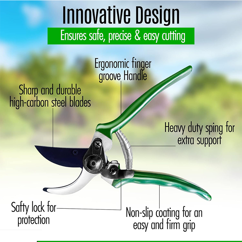 Worth กรรไกรตัดกิ่ง รุ่น 1007 กรรไกรตัดแต่งกิ่งไม้ ขนาด 8นิ้ว คมมากๆ