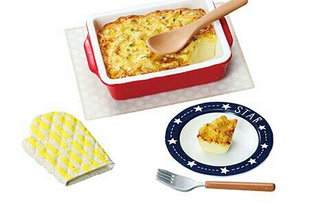 รีเม้นท์ของเล่นจิ๋วชุดอาหารจานอร่อยของคุณแม่พร้อมอุปกรณ์ครัวจิ๋วRement Mom'dishs set