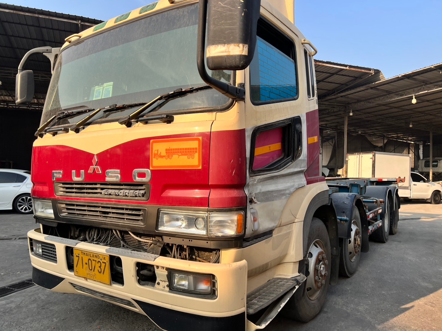 12ล้อดคัดซีมิตซูบิชิฟูโซ่fusoปี55ย.7.5ม.มิตซูบิชิ MITSUBISHIเครื่อง330แรงตามสภาพ580,000Pro550,000บ.