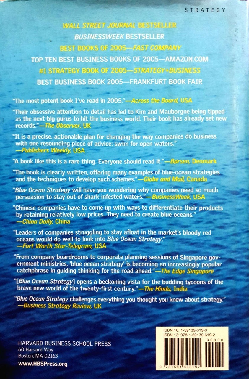 BLUE OCEAN STRATEGY : W.CHAN KIM , RENEE’ MAUBORGNE