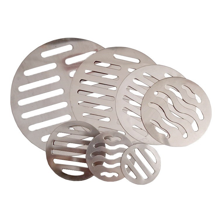 ตะแกรงท่อน้ำทิ้งแบบวงกลมและสี่เหลี่ยม วัสดุสแตนเลสแท้ 304 ทนทาน ไม่เป็นสนิม