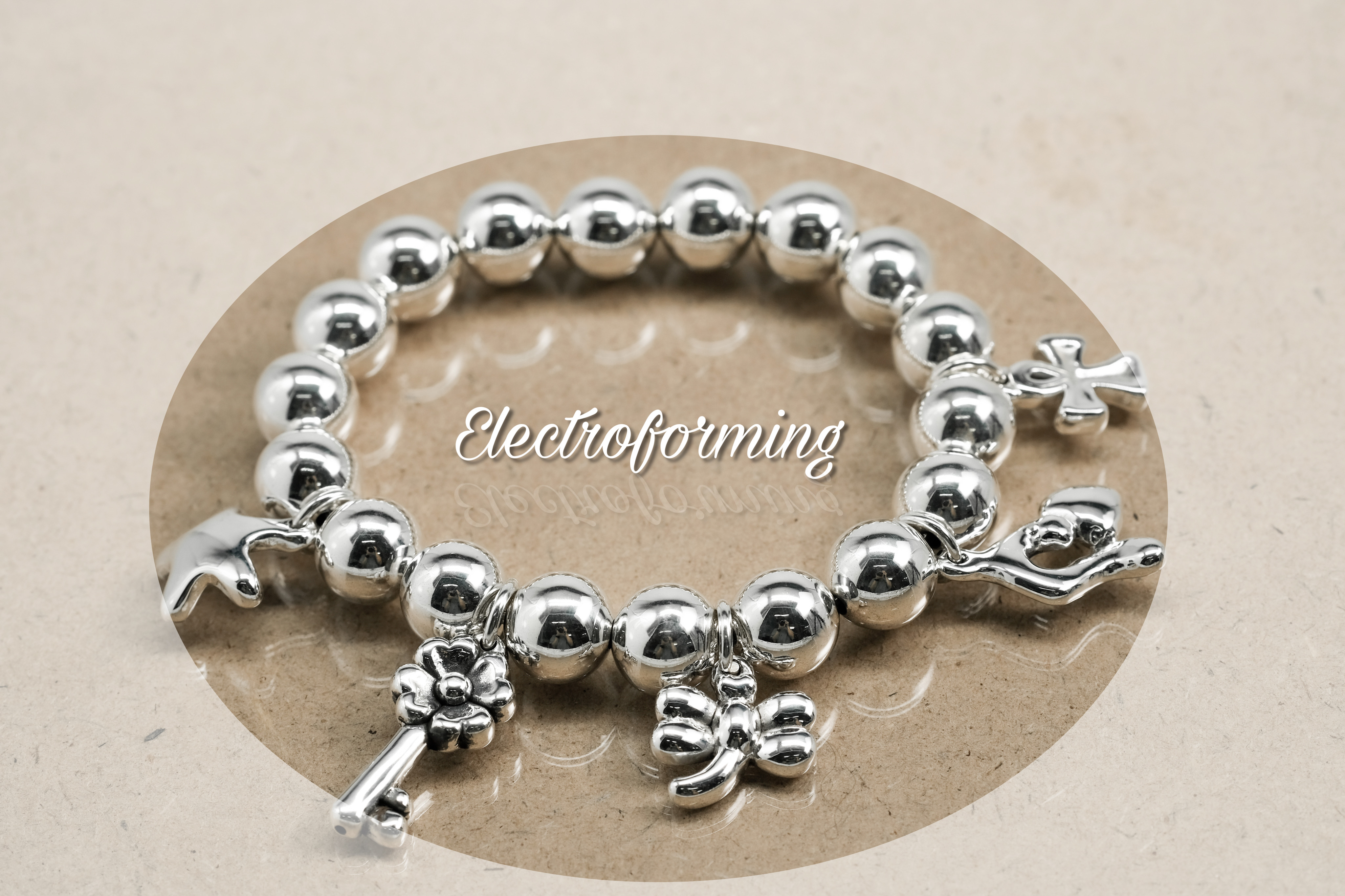 Silver Charm 925 Sterling Silver Formed Light Weight For Women.