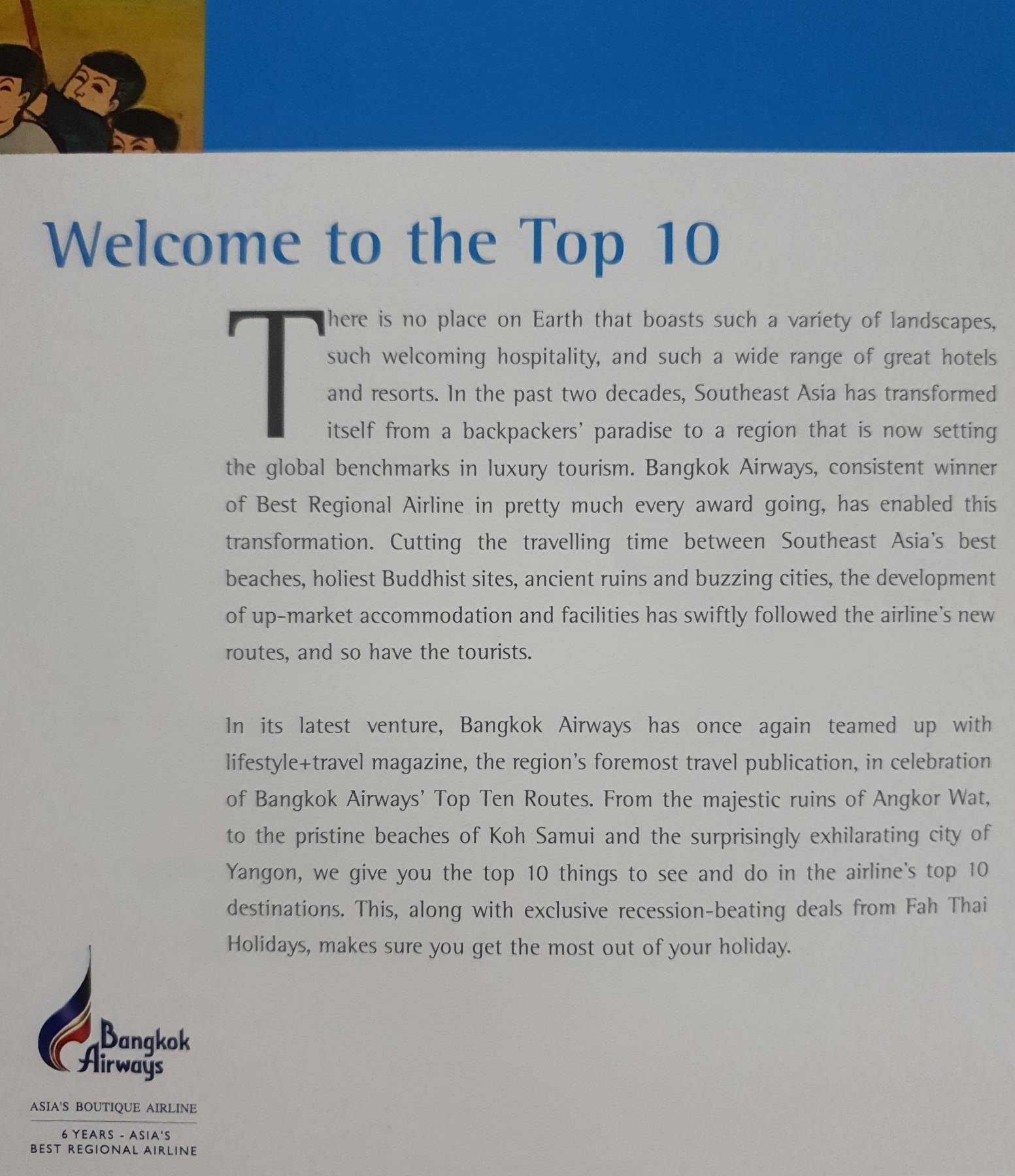 boutique journeys 10 destinations : LIFESTYLE+TRAVEL Bangkok Airways