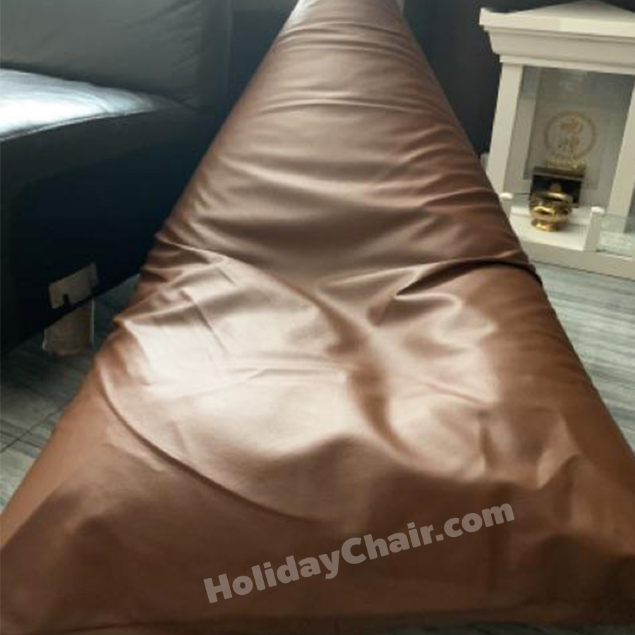 เก้าอี้เม็ดโฟม ทรงสามเหลี่ยม หนัง PU bean bag บีนแบค เบาะเม็ดโฟม เก้าอี้นั่งเล่น เบาะนั่งเม็ดโฟม บีนแบ็ก กันน้ำ ใช้กลางแจ้งได้ HC-061