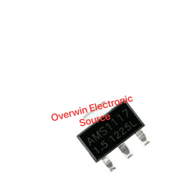 AMS1117-1.5 IC เรกูเลตแปลงไฟจาก 12-3V เป็น 1.5VDC กระแสสูงสุด 800mA