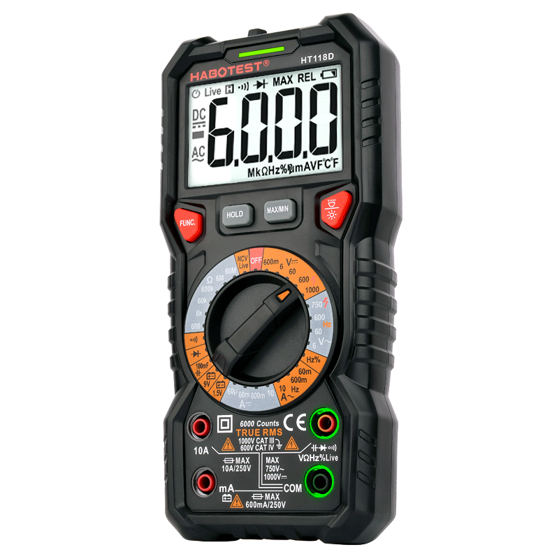 HABOTEST HT118D Digital Multimeter Auto Range