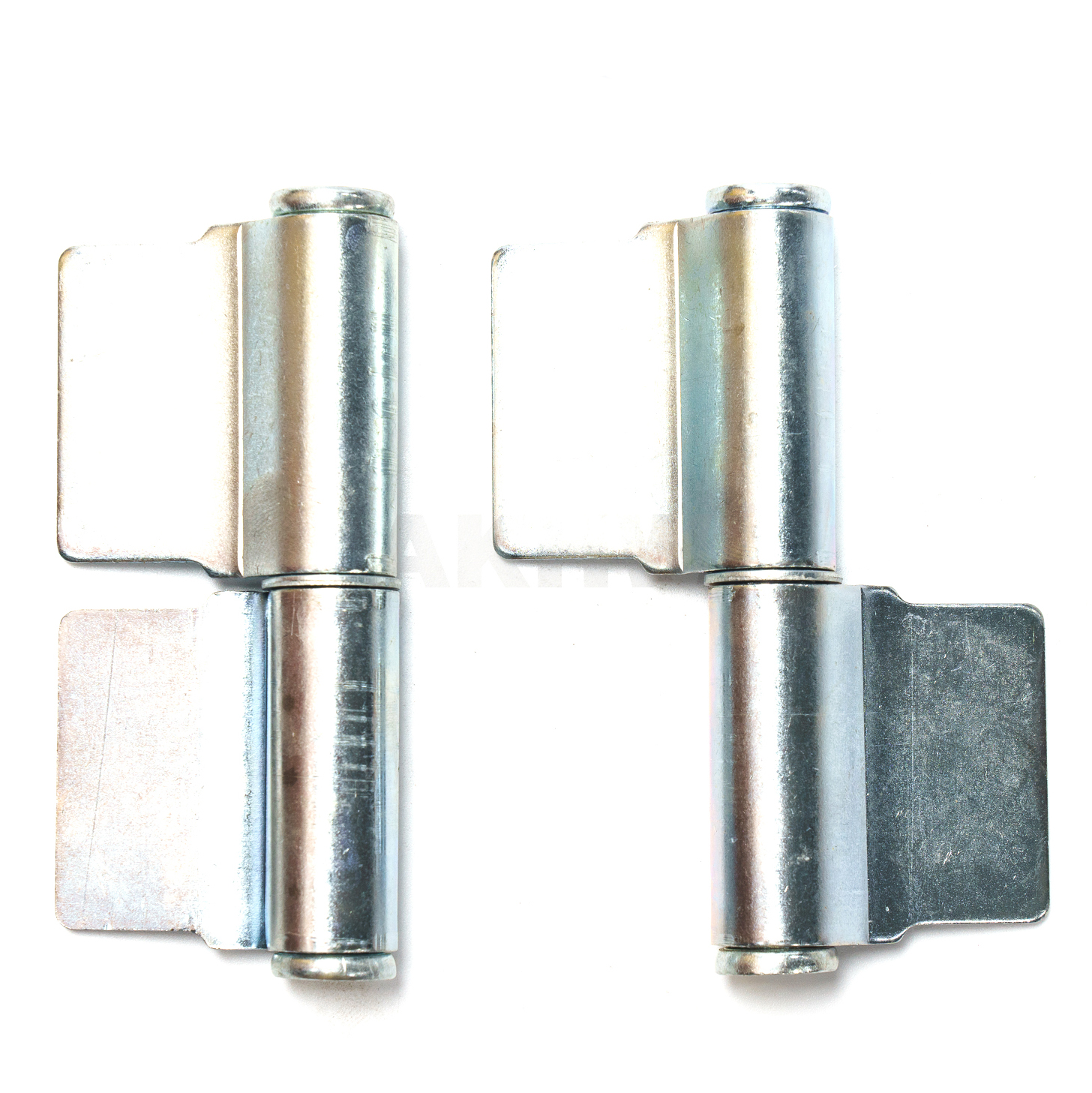 บานพับประตูเหล็ก(บู๊ทประตู) ชุบซิงค์แบบมีปีก สามารถถอดเชื่อมได้ [ขายปลีก/ส่ง]