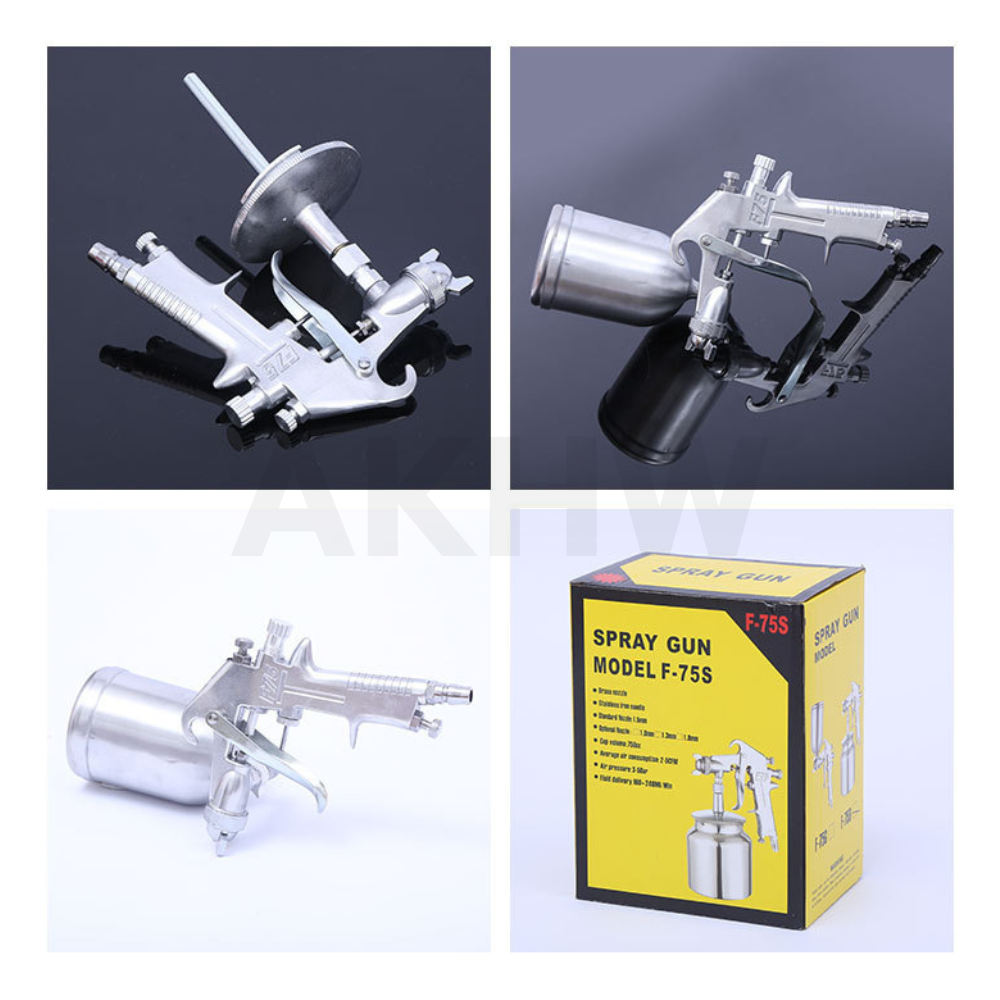 กาพ่นสี KingsMan F-75S / F-75G วัสดุอลูมิเนียม ทนทาน [ขายปลีก/ส่ง ราคาถูก]