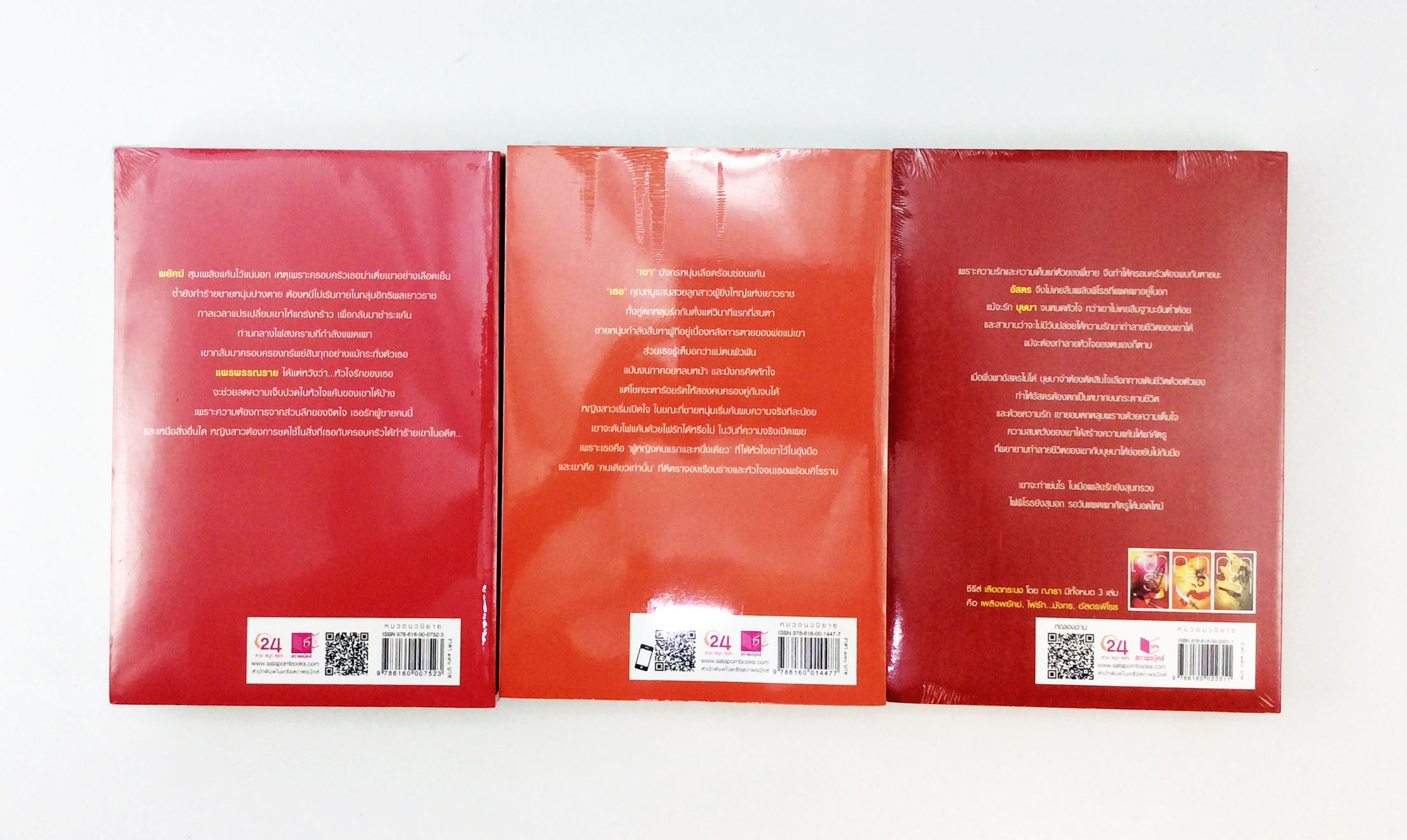 นิยายชุด เลือดทระนง ณารา 3 เล่ม นิยาย นิยายลดราคา หนังสือนิยาย