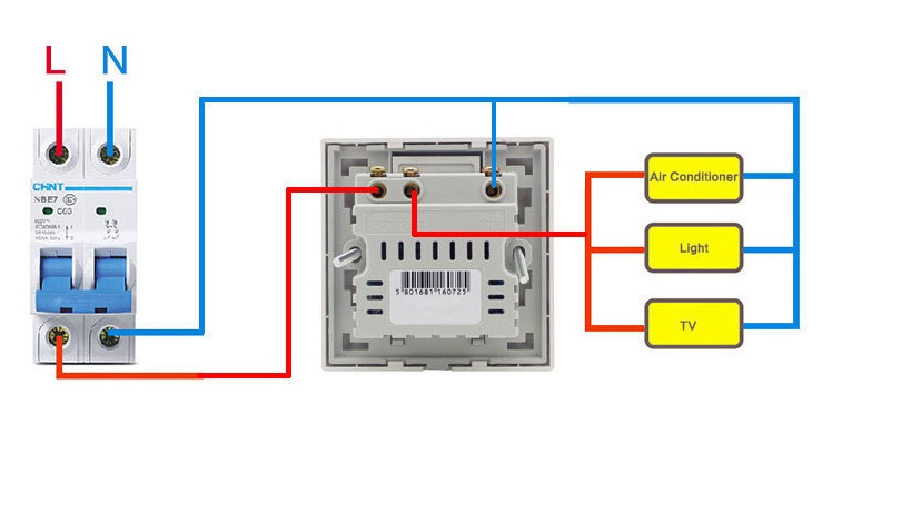 คีย์การ์ดประหยัดไฟห้องพัก TM-002 (สีขาว)