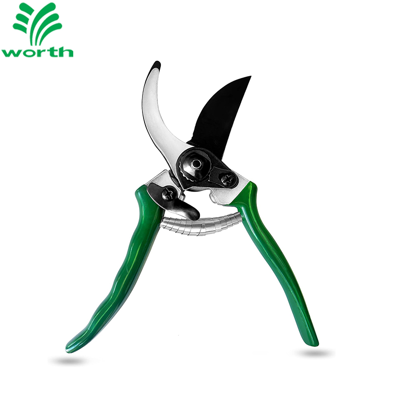 Worth กรรไกรตัดกิ่ง รุ่น 1007 กรรไกรตัดแต่งกิ่งไม้ ขนาด 8นิ้ว คมมากๆ
