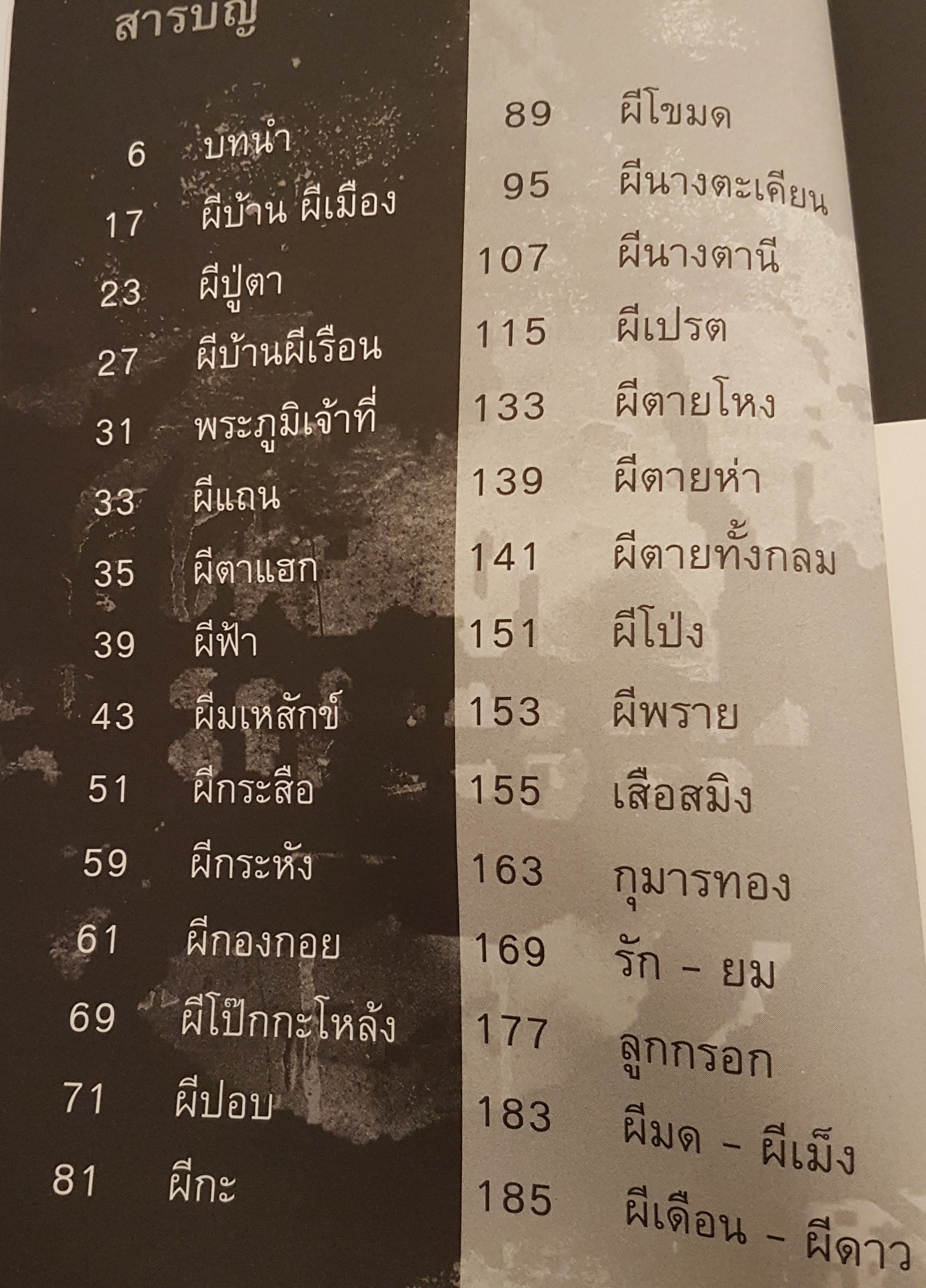 เปิดตำนานผีไทย